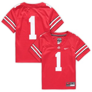 #1 Ohio State Buckeyes Nike Preschool Untouchable Football Jersey - Scarlet