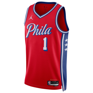 Men's  Nike 76ers Statement Jersey - Red