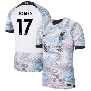 Curtis Jones Liverpool Nike 2022/23 Away Breathe Stadium Replica Jersey - White