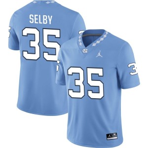 Jaden Selby North Carolina Tar Heels Jordan Brand NIL Replica Football Jersey - Carolina Blue