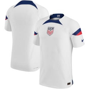 USMNT Nike 2022/23 Home Vapor Match Authentic Blank Jersey - White