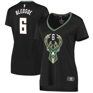 Eric Bledsoe Milwaukee Bucks Fanatics Branded Women's Fast Break Replica Player Jersey - Statement Edition - Black