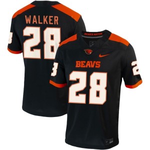 Trent Walker Oregon State Beavers Nike NIL Replica Football Jersey - Black