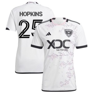 Jackson Hopkins D.C. United adidas 2023 The Cherry Blossom Kit Replica Jersey - White