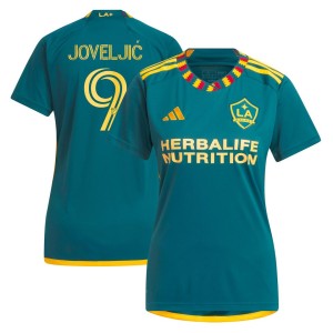 Dejan Joveljic LA Galaxy adidas Women's 2023 LA Kit Replica Player Jersey - Green