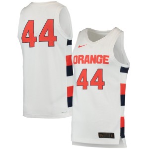 #44 Syracuse Orange Nike Team Replica Basketball Jersey - White