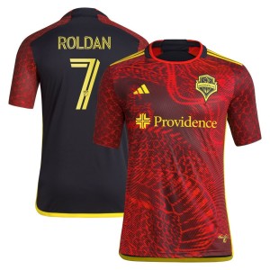 Cristian Roldan Seattle Sounders FC adidas 2023 The Bruce Lee Kit Replica Jersey - Red