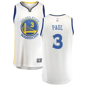 Chris Paul Golden State Warriors Fanatics Branded Fast Break Replica Jersey White - Association Edition