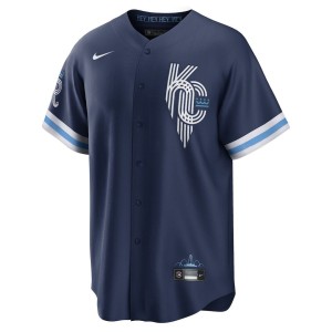 Men's  Nike Royals 2022 City Connect Replica Jersey - Navy