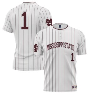 #1 Mississippi State Bulldogs ProSphere Youth Softball Jersey - White