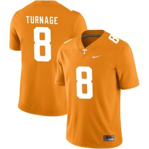 Brandon Turnage Tennessee Volunteers Nike NIL Replica Football Jersey - Tennessee Orange