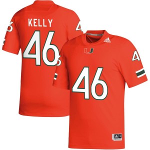 Nick Kelly Miami Hurricanes adidas NIL Replica Football Jersey - Orange