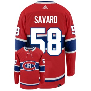 David Savard Montreal Canadiens Adidas Primegreen Authentic NHL Hockey Jersey