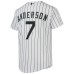 Boys' Grade School Tim Anderson Nike White Sox Alternate Replica Jersey - White