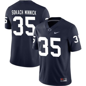 Blaise Sokach Minnick Penn State Nittany Lions Nike NIL Replica Football Jersey - Navy