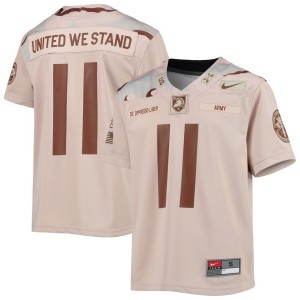 #11 Army Black Knights Nike Youth Untouchable Replica Football Jersey - Tan