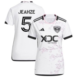 Mohanad Jeahze D.C. United adidas Women's 2023 The Cherry Blossom Kit Replica Jersey - White