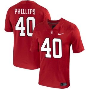 Tobin Phillips Stanford Cardinal Nike NIL Replica Football Jersey - Cardinal