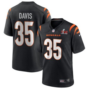 Jalen Davis Cincinnati Bengals Nike Super Bowl LVI Game Jersey - Black