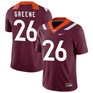 Ayden Greene Virginia Tech Hokies Nike NIL Replica Football Jersey - Maroon
