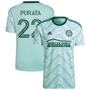 Juanjo Purata Atlanta United FC adidas Youth 2022 The Forest Kit Replica Jersey - Mint