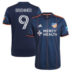 Brenner FC Cincinnati adidas 2021 Primary Authentic Player Jersey - Navy